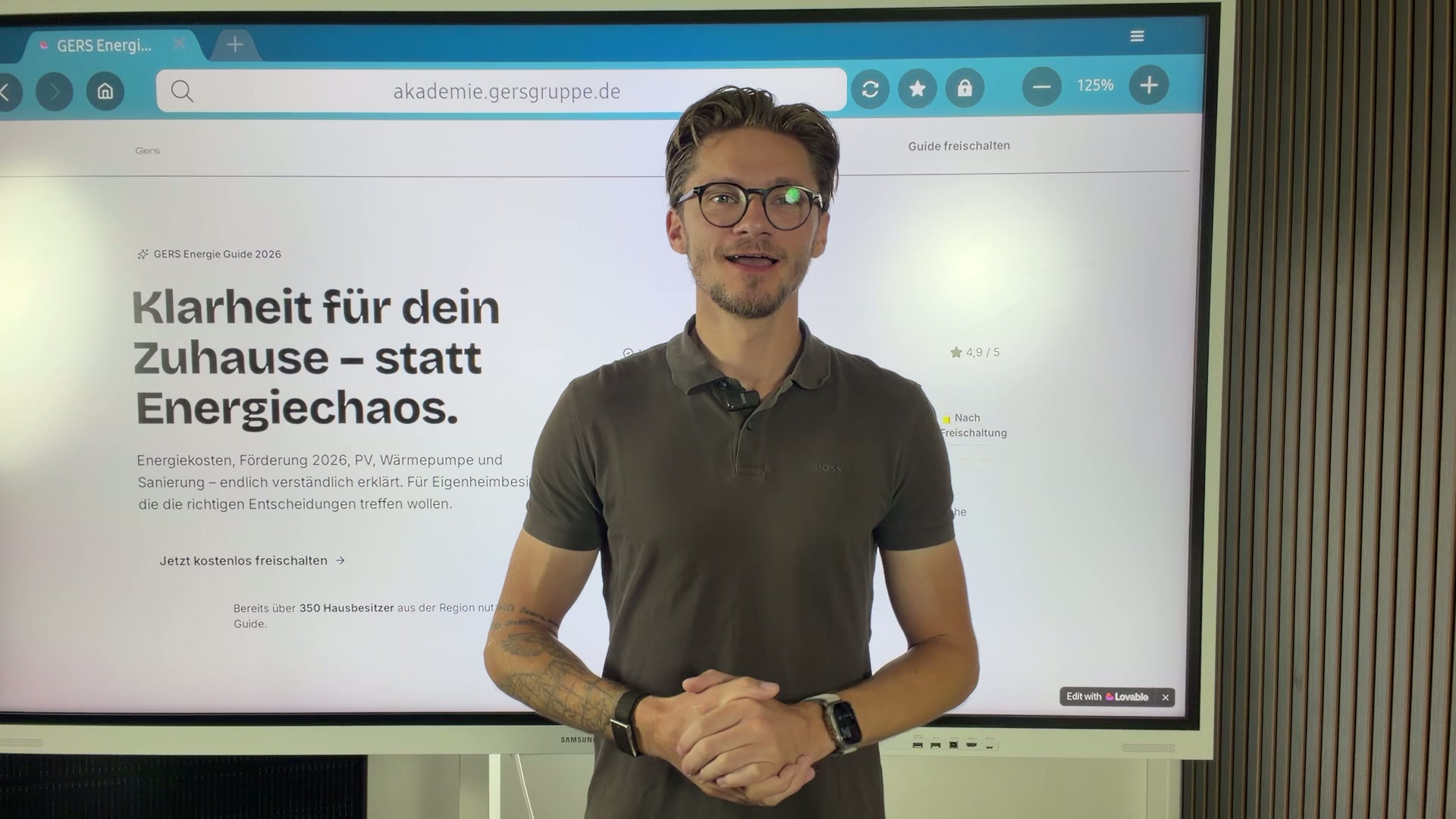 Vorschau: Persönliche Begrüßung von Damian